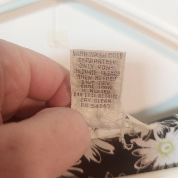 Vintage 90s Express International Maxi Dress Daisy Black Mesh Size 5/6 - Picture 6 of 16